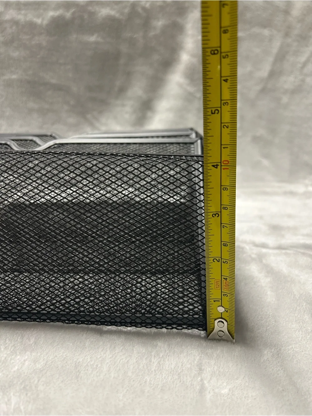 Black 3 Pockets Mesh Wall File Hanging Folder Holder Organizer Bottom Flat Tray
